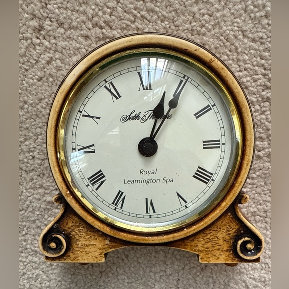 Seth Thomas Royal Leamington Desk Clock - Picture 1 of 2